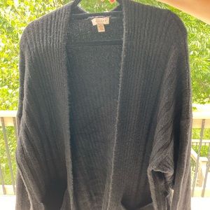 Long Topshop Black Cardigan